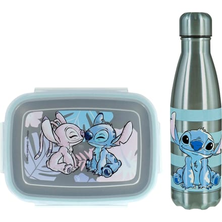 Lilo & Stitch Lunchset - Aluminium Lunchbox - Aluminium Drinkfles