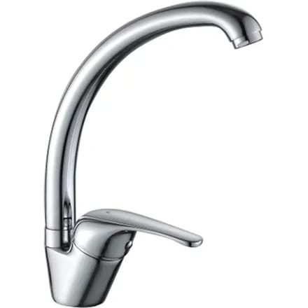 Essebagno Wastafelmengkraan Nova - Hoge Uitloop - Keramisch - Chroom