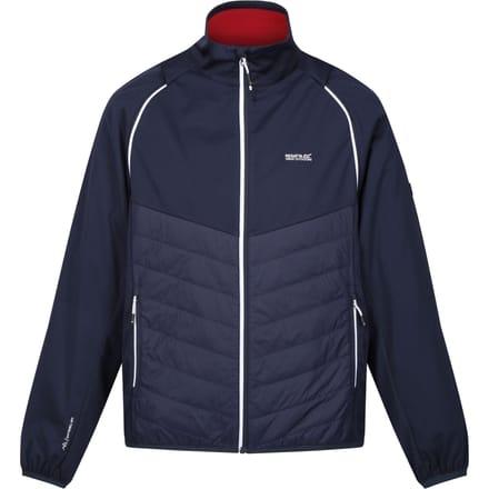 Regatta Heren Steren Hybride Zachte Shell Jas (Marine/gevaarlijk rood)