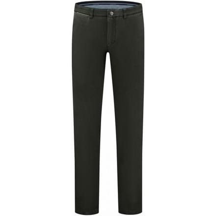 Com4 Broek Micro Pattern Modern Chino Donker Groen / male