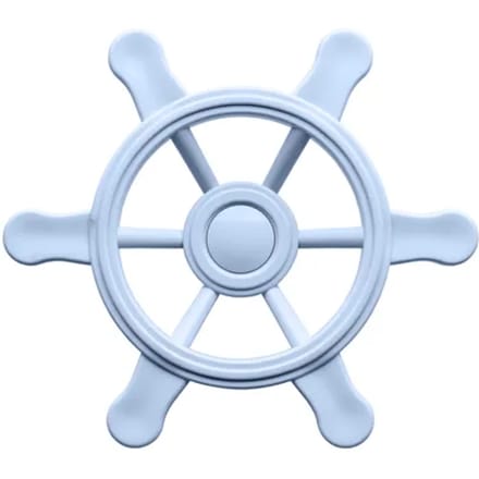 Swingking Piratenstuur Pastel Blauw Klein