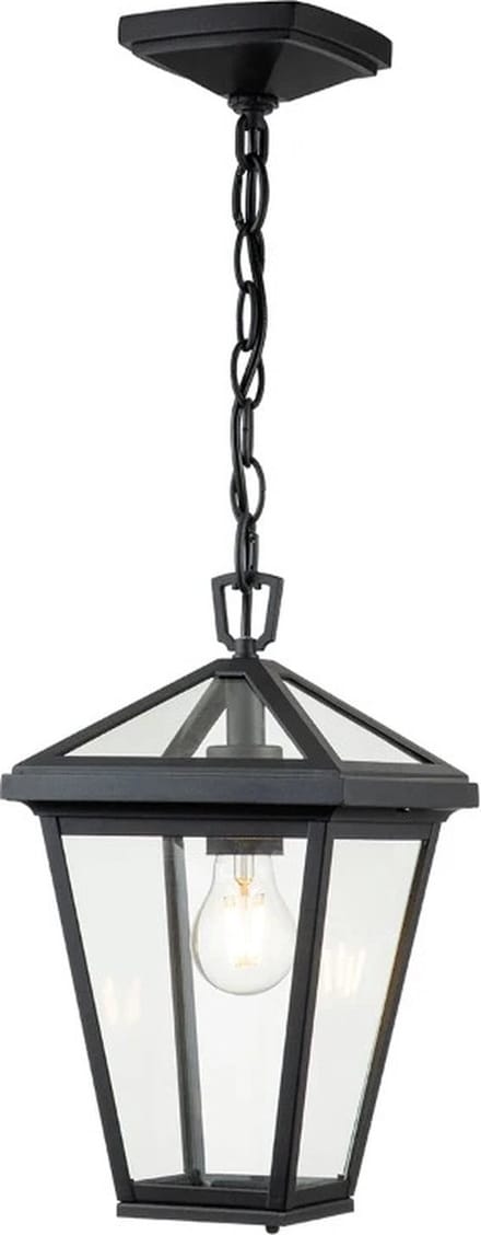 Hinkley LED Buiten Hanglamp Alford Place | 1X E27 Max 60W | IP44 | Dimbaar | Museum Black