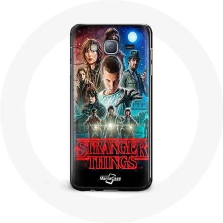 Coque pour Samsung Galaxy j3 2016 plus Stranger Things teaser saison 2