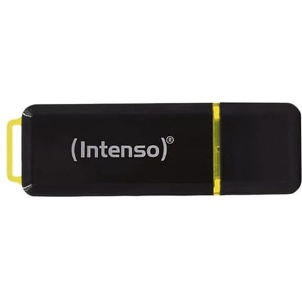 Intenso High Speed Line USB-stick 64 GB Zwart, Geel 3537490 USB-A 3.2 Gen 2