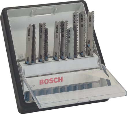 Bosch - 10-delige Robust Line decoupeerzaagbladenset Metal Expert T-schacht