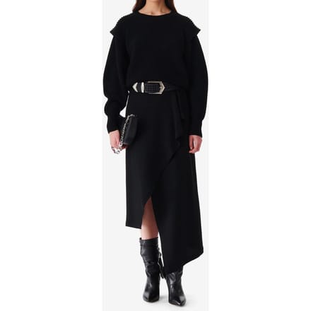 IRO Paris Jelena Skirt Black Größe: 36 | Midiröcke Outlet | Damen | Schwarz