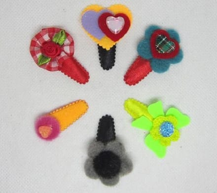 ZoeZo Design - 6 stuks - haarclips - haarspeldjes - baby - peuter - Jungle - diverse