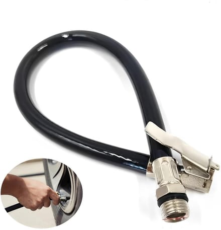 Dailygoods - Flexibele Bandenvulslang voor Motoren en Auto's 37 cm