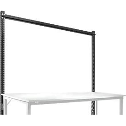 Manuflex ZB3831.7016 Opbouwdeel zonder arm voor universele + professionele standaard achtergrond tafels, gebruiksh 1500 mm