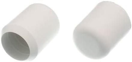 20x Witte Rubberen Doppen voor Stoelpoten - Vloerbeschermers 22MM