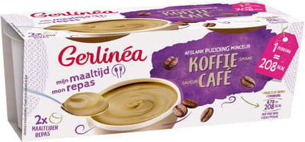 Gerlinea Maaltijdvervanger - Afslankpudding - Koffie - 12 x 210 gr