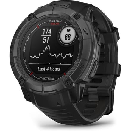 Garmin Instinct 2X Solar - Tactical Edition - Smartwatch - Oneindige batterijduur met Solar - Ingebouwde zaklamp - Multi-band GNSS - Black