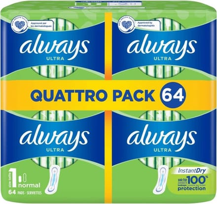 Always Maandverband Ultra Normal 64 stuks