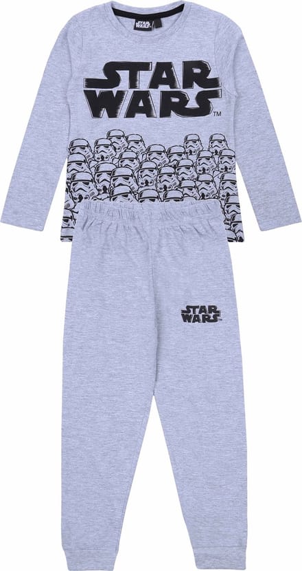 Star Wars DISNEY - Grijze en zwarte pyjama voor jongens