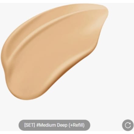 JUNGSAEMMOOL Essential Skin Nuder Long Wear Cushion Main product + refill (6 Colors) #Medium Deep beige