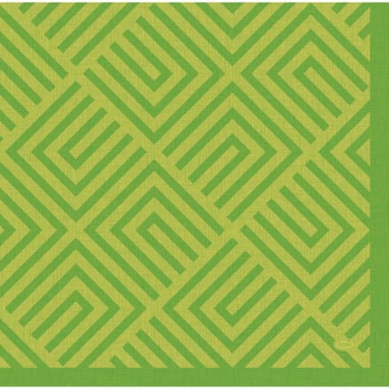 Servetten - 40x40 cm - Groen - Mosaic