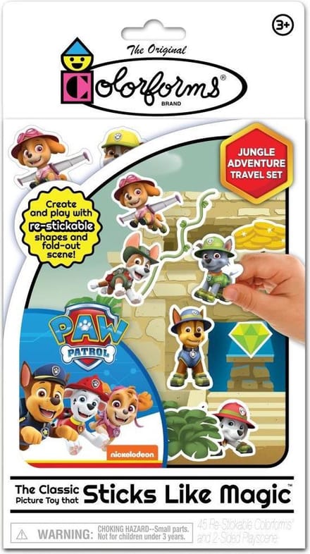 Colorforms - Travel Play set voor kinderen - Paw Patrol - 45 stickers