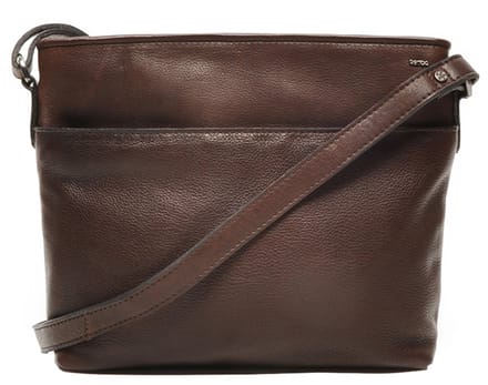 Berba | Lucca | Crossbody- tas | Schoudertas | Dames | Donkerbruin | Leer