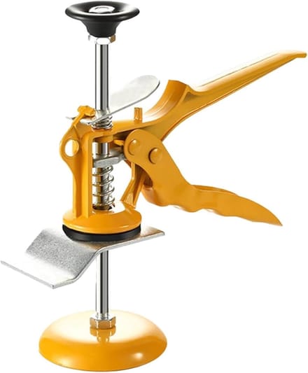Paneel Lifter - Gipsplaat Lift - Hoogte Verstellen - Sterke Gewicht Lager - Compact Ontwerp - Geel
