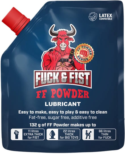Fuck&Fist - Anaal & Fisting Glijmiddel Poeder 132 gram - travel pack