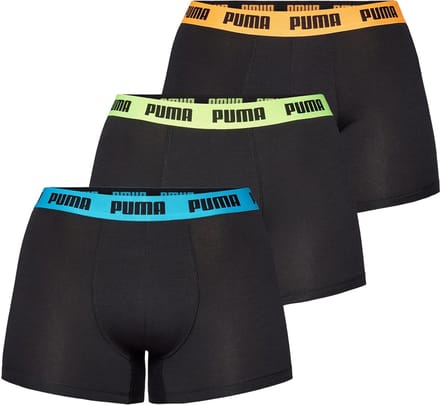 PUMA heren everyday 3P boxers combi zwart