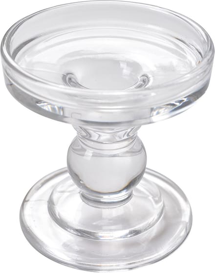 Clayre & Eef Kandelaar Ø 9x9 cm Transparant Glas