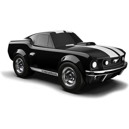 BAGHERA Speelgoedauto - Ford Mustang Zwart - 19X9,5X7,5Cm - In Geschenkdoos - 3 Jaar