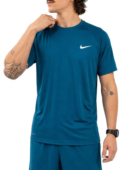 Nike Essential Short Sleeve Hydroguard Shirt Heren - Maat L