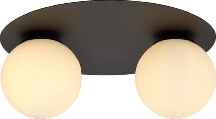 Ledl SOLAR 2 Plafondlampen Zwart / Opaal