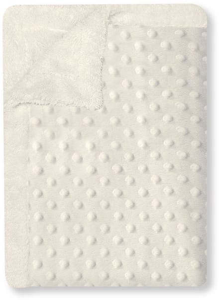 Interbaby Deken Bubble Junior 80 X 110 Cm Fleece Beige