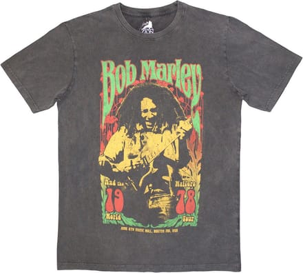 Bob Marley - 1978 Heren T-shirt - S - Grijs