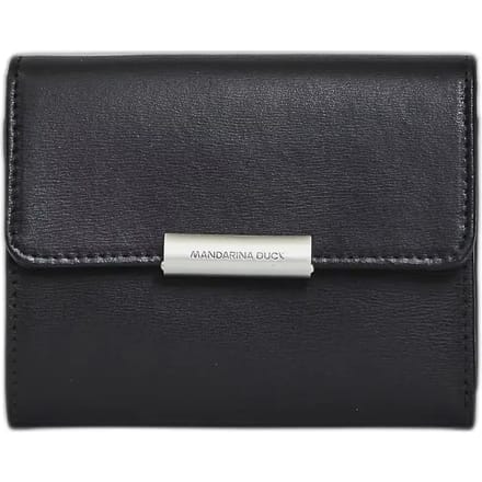 MANDARINA DUCK Portemonnee Hera 3.0 Wallet with Flap Black Zwart