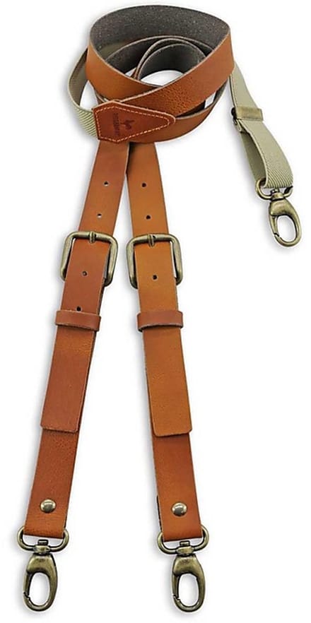 Sir Redman - Bretels - stoere WORK bretels leer cognac - cognac