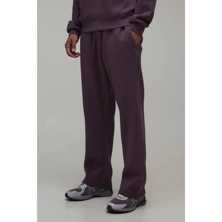 Essentiële Rechte Pijp Jogger | Mauve | Size 4XL