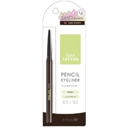 K-Palette - 1 Day Tattoo Pencil Eyeliner 02 Dark Brown