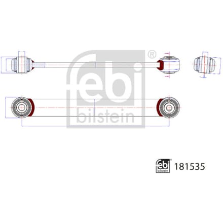 Stabilisatorstang FEBI BILSTEIN 181535