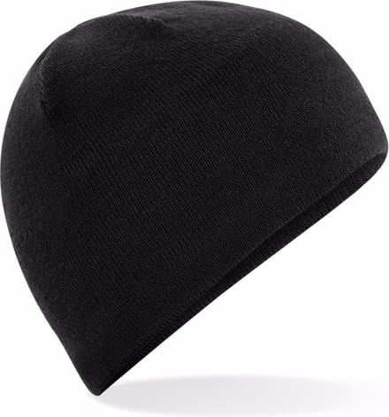 Thermo microfleece muts zwart voor dames