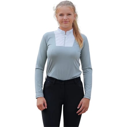 Dames wedstrijdpolo met lange mouwen Le Sabotier Ysance