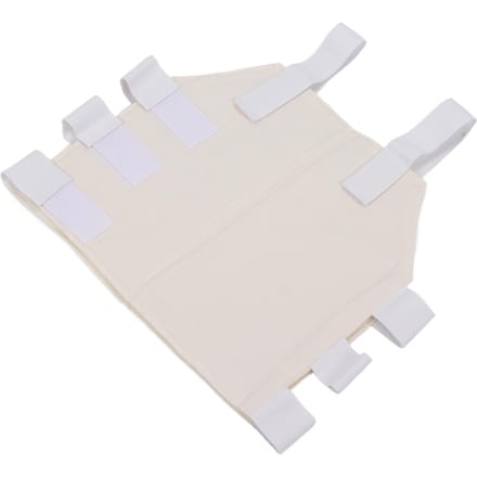Sternum en Thorax Ondersteuning Ademend Comfortabel Ribben Borstbrace white