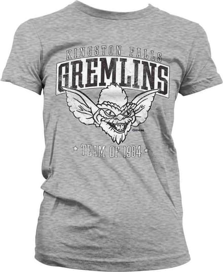 Gremlins Dames Tshirt -S- Team Kingston Falls Gremlins Of 1984 Grijs