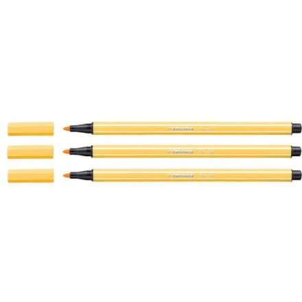 STABILO Pen 68 - Premium Viltstift - Geel - per stuk