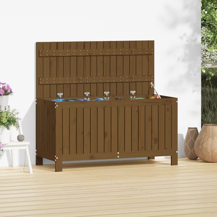 vidaXL - Tuinbox - 115x49x60 - cm - massief - grenenhout - honingbruin