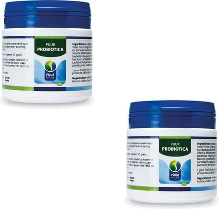Puur Natuur Probiotica - Voedingssupplement - Darmen - 2 x 50 g