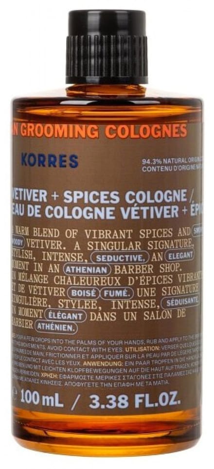 Korres Athenian Grooming Eau de Cologne Aftershavebalsem & -lotion Heren 100 ml
