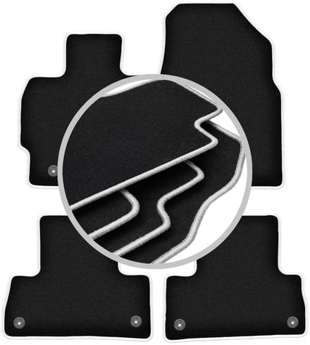 CARLUX-SILVER automatten voor: Mazda CX-7 SUV (2009-2012)