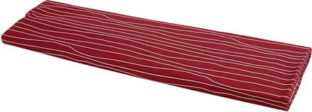 Stof, B: 145 cm, 140 gr, rood/wit, 10 m/ 1 rol