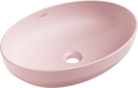 Mexen Cornelia wastafel opbouw 50 x 37 cm, roze mat - 21885044