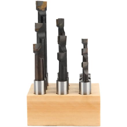 Ensemble de 9 barres d'alésage à queue ronde 38  Outils de tour en acier rapide