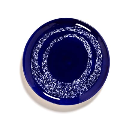 Serax Feast Bord L - Set - blauw/ dot wit