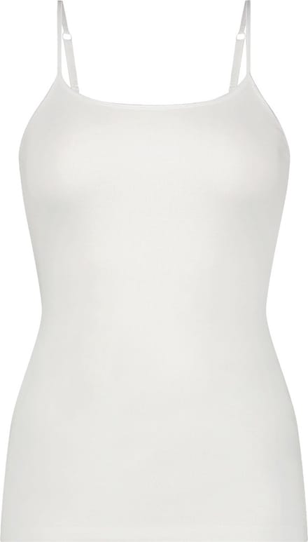 Ten Cate Basics spaghetti top shape wit voor Dames | Maat M